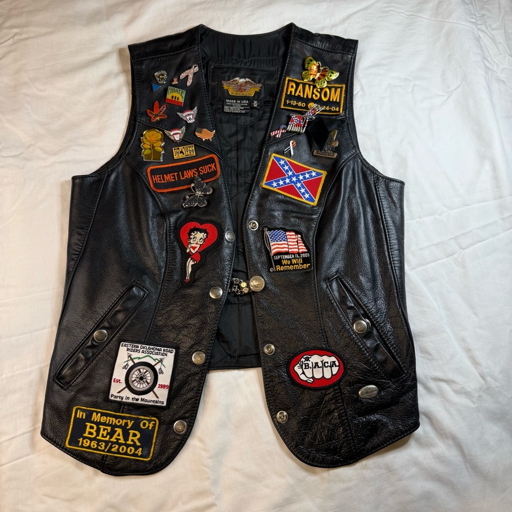 Women's Harley Davidson
Leather Vest